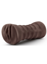 Коричневый мастурбатор-вагина Hot Chocolate Brianna - Blush Novelties - в Майкопе купить с доставкой