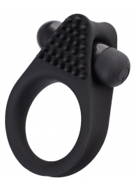 Черное эрекционное виброкольцо Brid с шипиками - A-toys - в Майкопе купить с доставкой