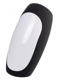 Черно-белый перезаряжаемый мастурбатор Erotist Hailstorm - Erotist Adult Toys - в Майкопе купить с доставкой