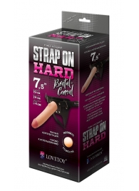 Пояс-трусики с насадкой Hard brutal-consul - 19 см. - LOVETOY (А-Полимер) - купить с доставкой в Майкопе
