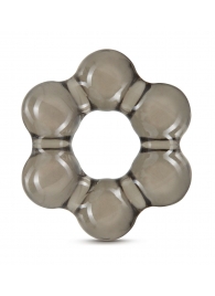 Дымчатое эрекционное кольцо Stay Hard Thick Bead Cock Ring - Blush Novelties - в Майкопе купить с доставкой