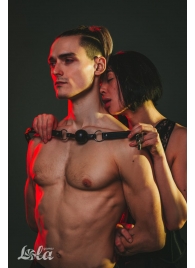 Черный кляп Love Addict на замочке - Lola Games - купить с доставкой в Майкопе