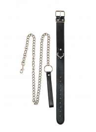 Черный ошейник с поводком Wild - Lola Games - купить с доставкой в Майкопе