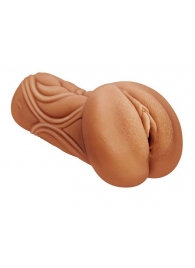 Кофейный мастурбатор-вагина Dumpling - Lola Games - в Майкопе купить с доставкой