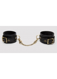 Черные оковы на ноги Bound to You Faux Leather Ankle Cuffs - Fifty Shades of Grey - купить с доставкой в Майкопе