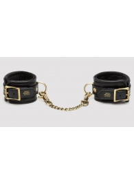 Черные наручники Bound to You Faux Leather Wrist Cuffs - Fifty Shades of Grey - купить с доставкой в Майкопе