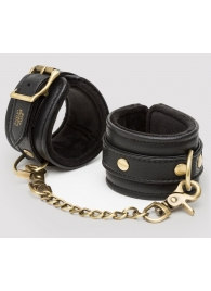 Черные наручники Bound to You Faux Leather Wrist Cuffs - Fifty Shades of Grey - купить с доставкой в Майкопе