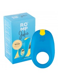 Синее эрекционное виброкольцо Romp Juke - ROMP - в Майкопе купить с доставкой