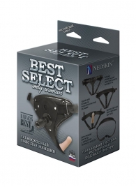 Пояс HARNESS BEST SELECT с вагинальной пробкой - LOVETOY (А-Полимер) - купить с доставкой в Майкопе