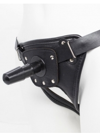 Черный пояс для насадок CLASS STRAP Restyling - LOVETOY (А-Полимер) - купить с доставкой в Майкопе