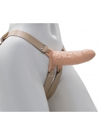 Телесный мужской парапротез MEN STYLE - 15 см. - LOVETOY (А-Полимер) - купить с доставкой в Майкопе