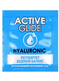 Лубрикант на водной основе Active Glide с гиалуроновой кислотой - 3 гр. - Биоритм - купить с доставкой в Майкопе