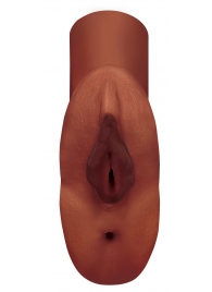 Коричневый мастурбатор Perfect Pussy Double Stroker - Pipedream - в Майкопе купить с доставкой