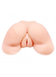 Телесная вибровагина Julie с 2 рабочими отверстиями - Baile - в Майкопе купить с доставкой