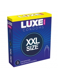 Презервативы увеличенного размера LUXE Royal XXL Size - 3 шт. - Luxe - купить с доставкой в Майкопе