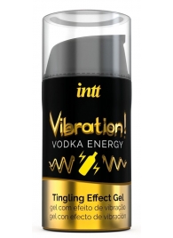 Жидкий интимный гель с эффектом вибрации Vibration! Vodka Energy - 15 мл. - INTT - купить с доставкой в Майкопе