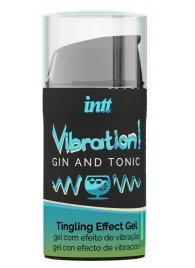 Жидкий интимный гель с эффектом вибрации Vibration! Gin   Tonic - 15 мл. - INTT - купить с доставкой в Майкопе