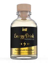 Массажный гель с согревающим эффектом Energy Drink - 30 мл. - INTT - купить с доставкой в Майкопе