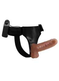 Страпон на трусиках с вибрацией Ultra Passionate Harness - 16 см. - Baile - купить с доставкой в Майкопе