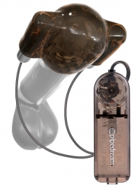 Дымчатый вибростимулятор головки пениса Dual Vibrating Head Teaser - Pipedream - в Майкопе купить с доставкой