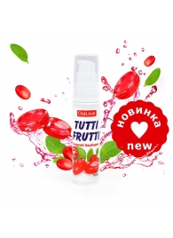 Гель-смазка Tutti-frutti со вкусом барбариса - 30 гр. - Биоритм - купить с доставкой в Майкопе