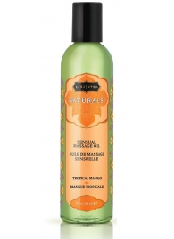 Массажное масло Naturals Tropical Mango с ароматом манго - 236 мл. - Kama Sutra - купить с доставкой в Майкопе