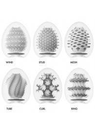 Набор из 6 мастурбаторов Tenga EGG IV с различным рельефом - Tenga - в Майкопе купить с доставкой
