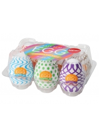 Набор из 6 мастурбаторов Tenga EGG IV с различным рельефом - Tenga - в Майкопе купить с доставкой