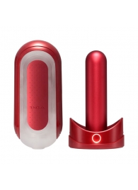 Красный мастурбатор Flip Zero Red   Warmer с подогревом - Tenga - в Майкопе купить с доставкой