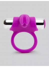 Лиловое виброкольцо с пультом ДУ Remote Control Cock Ring - Happy Rabbit - в Майкопе купить с доставкой