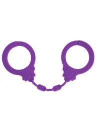 Фиолетовые силиконовые наручники Suppression - Lola Games - купить с доставкой в Майкопе
