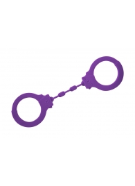 Фиолетовые силиконовые поножи Limitation - Lola Games - купить с доставкой в Майкопе