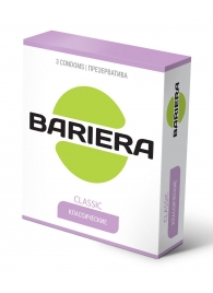 Классические презервативы Bariera Classic - 3 шт. - Bariera - купить с доставкой в Майкопе