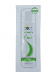 Лубрикант на водной основе pjur WOMAN Aloe - 2 мл. - Pjur - купить с доставкой в Майкопе