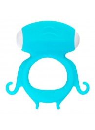 Голубое виброкольцо на пенис Sair - A-toys - в Майкопе купить с доставкой