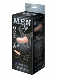 Пустотелый фаллопротез MEN STYLE - 17,5 см. - LOVETOY (А-Полимер) - купить с доставкой в Майкопе