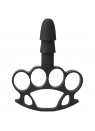 Кастет с штырьком для насадок Vac-U-Lock Knuckle Up - Doc Johnson - купить с доставкой в Майкопе