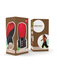 Чёрно-красный вибромастурбатор Cobra Libre 2 - Fun Factory - в Майкопе купить с доставкой