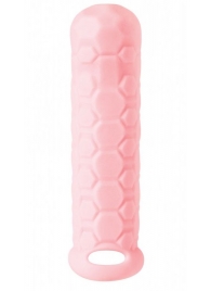 Розовый фаллоудлинитель Homme Long - 15,5 см. - Lola Games - в Майкопе купить с доставкой