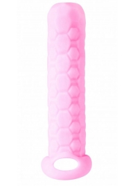 Розовый фаллоудлинитель Homme Long - 13,5 см. - Lola Games - в Майкопе купить с доставкой