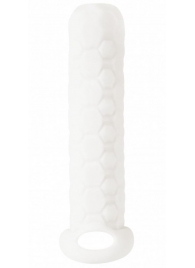 Белый фаллоудлинитель Homme Long - 13,5 см. - Lola Games - в Майкопе купить с доставкой