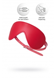 Красная маска Anonymo из искусственной кожи - ToyFa - купить с доставкой в Майкопе