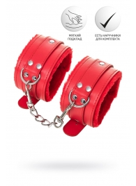 Красные оковы Anonymo из искусственной кожи - ToyFa - купить с доставкой в Майкопе