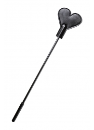 Черный стек со шлепком в форме сердца Anonymo - 35 см. - ToyFa - купить с доставкой в Майкопе