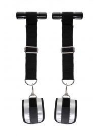 Черно-серебристые фиксаторы для рук на дверь Anonymo - ToyFa - купить с доставкой в Майкопе