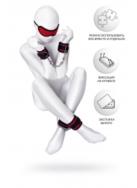 Красно-черный бондажный набор Anonymo - ToyFa - купить с доставкой в Майкопе