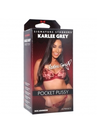 Мастурбатор-вагина Karlee Grey ULTRASKYN Pocket Pussy - Doc Johnson - в Майкопе купить с доставкой