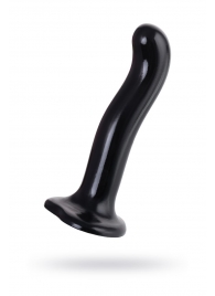 Черный стимулятор для пар P G-Spot Dildo Size M - 18 см. - Strap-on-me - в Майкопе купить с доставкой
