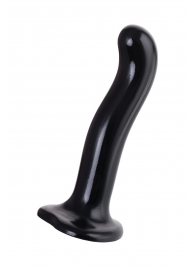 Черный стимулятор для пар P G-Spot Dildo Size M - 18 см. - Strap-on-me - в Майкопе купить с доставкой