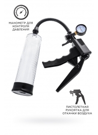 Прозрачная механическая помпа для пениса Viggo - Sexus - в Майкопе купить с доставкой